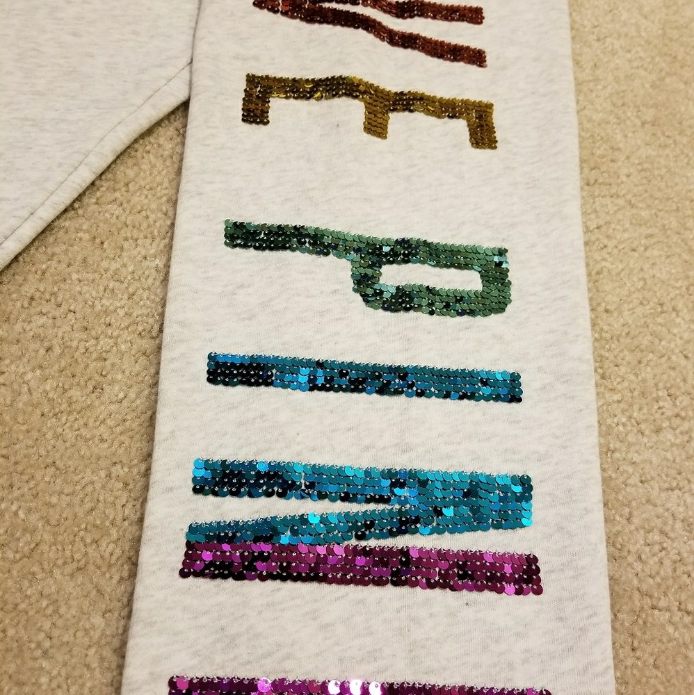 🌈 RARE VS PINK Rainbow Bling Pants 🌈 - Picture 5 of 7